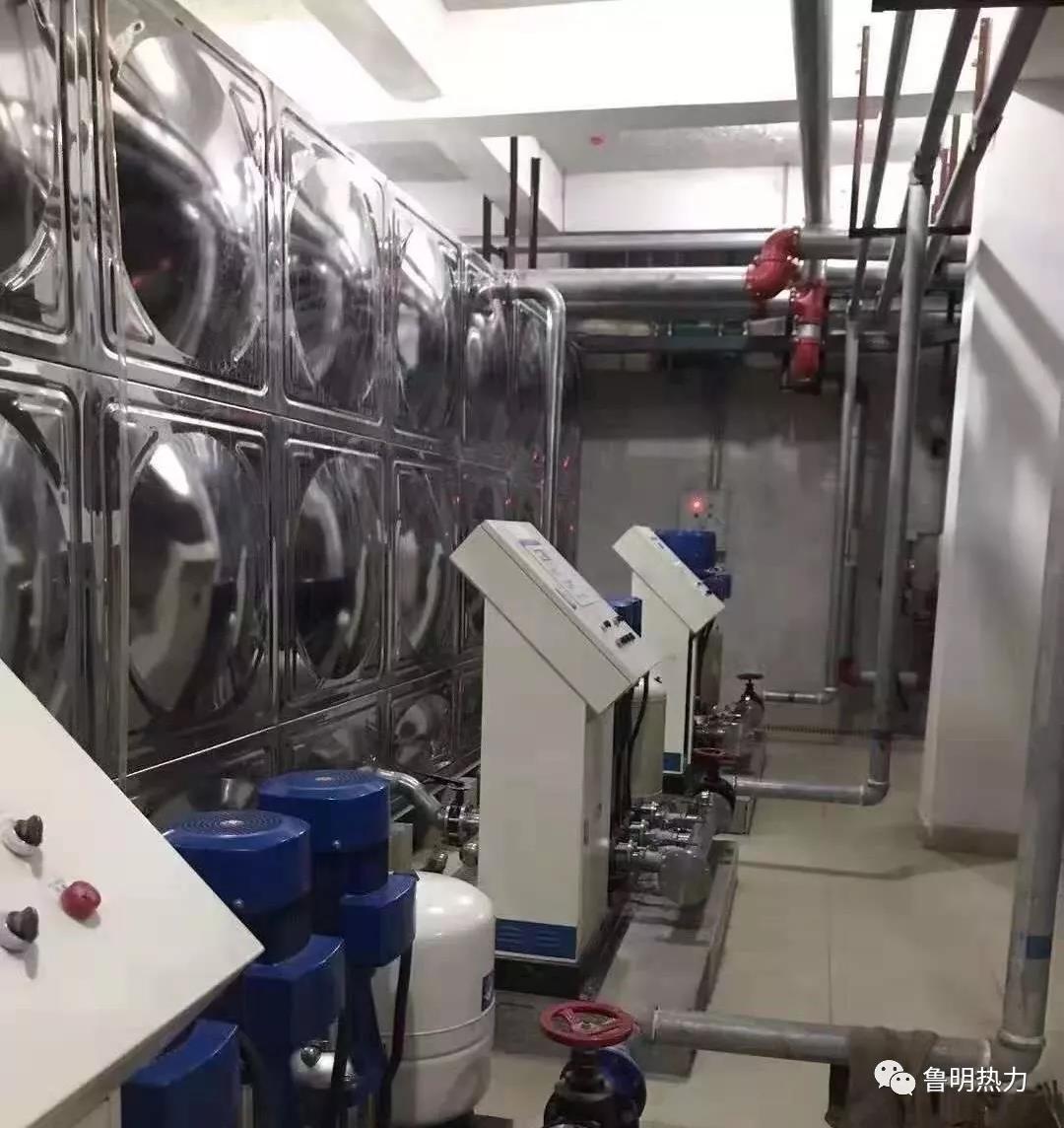 陕西鲁明热力设备工程有限公司2019--2020年度代表长安热力在盛世长安供暖冷水试运行检查工作(图5)