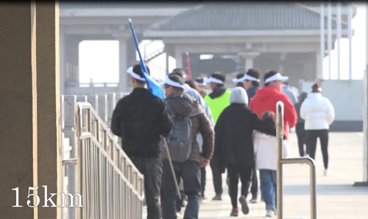 承诺兑现!河堤路60公里徒步圆满完成(图4) 承诺兑现!河堤路60公里徒步圆满完成(图4)